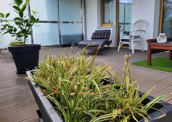 Miodowy Dom Exspanse Apartament 2 Lub 3 Pokoje Z Tarasem I Parkingiem